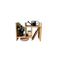 Estante de Almacenamiento de Madera Extensible y Móvil Personalizado, Estante de Exhibición, Adecuado para Cocina, Oficina y Escritorio