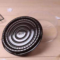 Gâteau dôme transparent personnalisé de 3/4/6/8/9/10/11/14 pouces Dôme en plastique Conteneur de pâtisserie Cupcake jetable