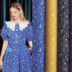 レーヨンプリント布100% ビスコース織布45s 100レディースドレスシャツ服無地衣装工場卸売 - Product Image 4