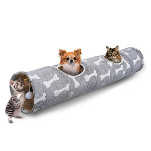 <span class=keywords><strong>Tunnel</strong></span> per Gatti e Cani Personalizzato OEM ODM, Nido Quadrato Pieghevole Sostenibile in Peluche, <span class=keywords><strong>Tunnel</strong></span> per Gatti in Velluto e Flanella con Motivo Solido - Product Image 3