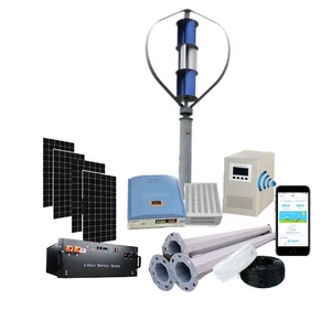 พลังงานลมและเครื่องกำเนิดไฟฟ้าพลังงานลมแบบ Q ชนิด Solar Q ขนาด 3KW 5KW 10KW ระบบลมแนวตั้ง R&X -Q Series-5K ชิ้นส่วนเครื่องกำเนิดไฟฟ้าพลังลม - Product Image 1