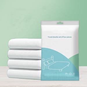 Ensemble de draps de lit de voyage jetables imperméables <span class=keywords><strong>et</strong></span> écologiques de haute qualité paquet individuel de quatre pièces usine de motifs de dessins animés - Product Image 6