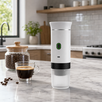 Machine à expresso portable 20 bars à capsules, semi-automatique, alimentée par batterie USB, 60 ml, pour une seule portion, idéale pour les voyages et le bureau