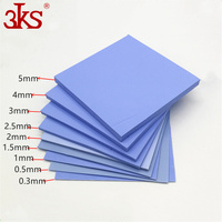 Pads thermiques conducteurs en silicone haute performance 50x50x1mm pour SSD, CPU, FPU, dissipateur thermique LED, refroidissement PC