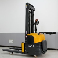 Gerbeur électrique à chargement automatique de 1 tonne, portable, manuel, certifié ISO, nouveaux chariots élévateurs électriques d'occasion, transpalette, vente directe d'usine
