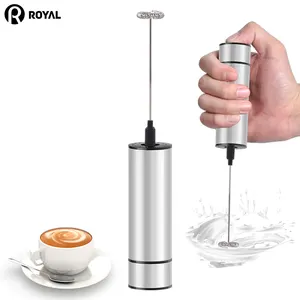 Nieuwe Ontwerp Box Mini Draagbare Handheld Elektrische Melkopschuimer Voor Koffie Melkschuim Maker