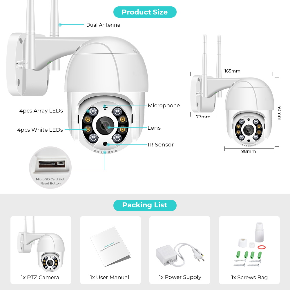 Veo Camera 3 IA V360 Pro Washroom 4 K 2024 - 360 Chip 10K 20mp