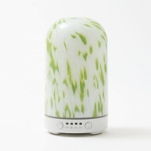 Diffusore ultrasonico elettrico elegante di vetro delle macchie verdi con la funzione principale e del Timer per uso dell'olio - Product Image 2