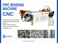 Machine à cintrer les tubes en acier inoxydable et en cuivre RT-50 CNC, vente directe d'usine