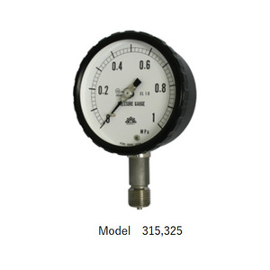 Manomètre à bain d'huile Asahigauge modèle 370, 0-600 Mpa, raccord fileté, type diaphragme - Product Image 4