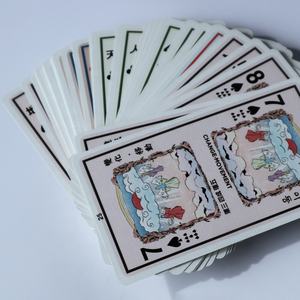 优质纸质亚麻成品双面定制印刷多功能54塔罗牌 - Product Image 1