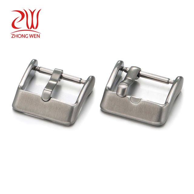 Customization 16mm Sport Replacement Wristwatch Parts Stainless Steel Watch Strap Buckle