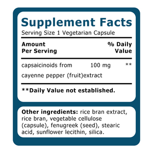 Suplementos Herbales Naturales Más Vendidos con Capsaicinoides del Extracto de Pimienta de Cayena, Cápsulas para Promover un Peso Saludable y una Pérdida de Peso - Product Image 4
