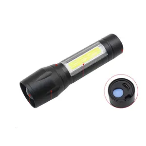 Mini LED Taschenlampe skalierbare tragbare USB wiederauf ladbare Outdoor Camping Angeln taktische Taschenlampe