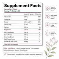 Comprimés Botaniques de Trèfle Rouge, Isoflavones de Soja, Cohosh Noir et Dong Quai pour le Développement de Produits Nutraceutiques et la Fourniture de Marques