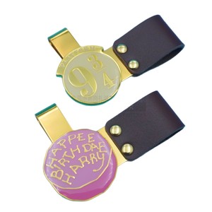 Clip de stylo en alliage de zinc 45 mm, impression en relief, accessoire de papeterie durable - Product Image 5