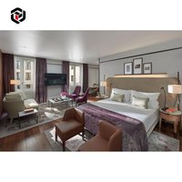 Ensemble de mobilier de chambre d'hôtel complet sur mesure OME de luxe moderne, en bois massif rembourré, pour appartements 5 étoiles - Ventes flash TT/LC