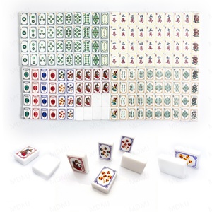 Acrylic Artwork Custom Patterned American <b>Mahjong</b> <b>Set</b> Koi Carp Adult Entertainment Casino Gambling - Product Image 1