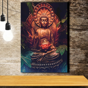 Zen <strong>Buddha</strong> Meditation <strong>Canvas</strong> Prints <strong>Painting</strong> CanvasStretch Frame Ready to Hang on the Wall - Product Image 5