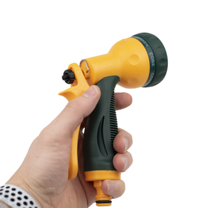 Kit pistola per irrigazione da giardino a 7 funzioni con irrigazione multifluida, regolazione del flusso e funzione di arresto dell'acqua - Product Image 6