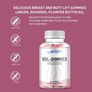Gomitas BBL para un Cuerpo con Forma de Durazno |    Suplemento de Vitamina E |   Gomitas Dietéticas Sin Azúcar para Mejorar los Glúteos - Product Image 3