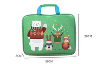 Bolso de lona impermeable para estudiantes, bolsa de almacenamiento portátil para niños, bolsa para libros y artículos de papelería de viaje