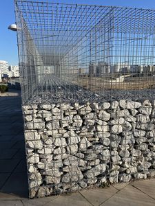 Mur de soutènement en gabions soudés galvanisés avec fil de 4 mm/5 mm pour la stabilisation des pentes et la construction - Product Image 3