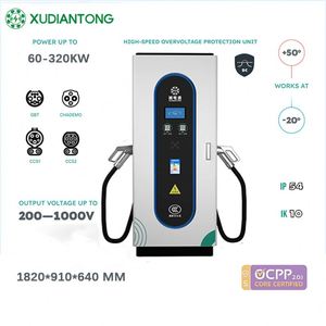 Xudiantong thương mại xe điện và xe buýt CCS chademo ocpp 1.6 60kw 80kw 100kw 120kw 160Kw EV DC nhanh Trạm Sạc - Product Image 1