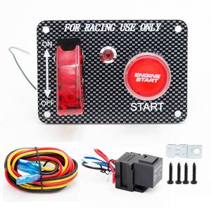 <span class=keywords><strong>2</strong></span>-in-1-3-poliger Kippschalter SPST EIN-AUS Rennwagen-Zünd panel mit LED-Anzeige und Motorsc halter starten - Product Image 1