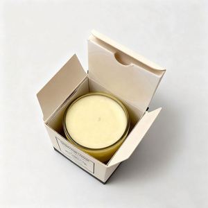 Luxury Customized Logo Candle Packaging Box with Recycled Materials Waterproof Matt Lamination <b>Folders</b> Design - Product Image 1