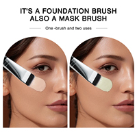 Outils de beauté cosmétiques en gros, pinceau plat pour fond de teint, poils synthétiques ultra fins, certifié CE, pour fond de teint liquide