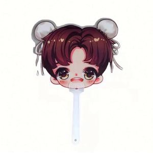 พัดมือพลาสติกใสแบบมีที่จับ รุ่น Kpop ขายดี รุ่นสั่งทำพิเศษ - Product Image 4