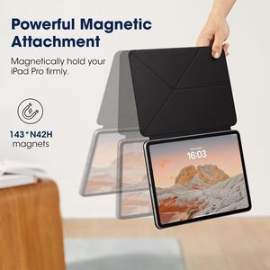 Étui <span class=keywords><strong>Folio</strong></span> en Cuir Premium pour iPad Pro 12,9 pouces - Étui <span class=keywords><strong>Folio</strong></span> avec Emplacement pour Crayon et Support Multi-Angles - Vente en Gros d'Étuis de Tablette Personnalisés OEM - Product Image 6