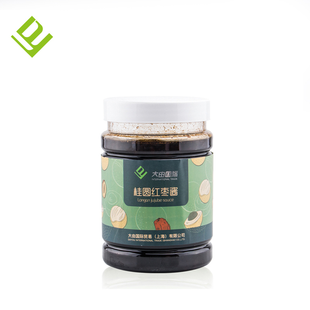 Wholesale DAYOU Brand 1kg Longan Red Date Fruit Flavor Jam High Quality Factory Bubble Tea Ingredients