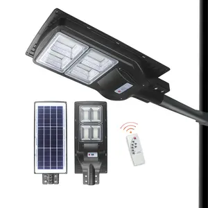 Lote de estacionamento led de 70w e 140w, tudo em um controle remoto de zhongxiaomi, luz solar de rua