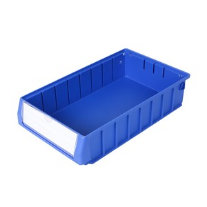 Plastic storage tote bin