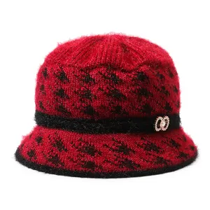 Autumn and Winter Plush Bucket Hat Cotton Woolen Versatile Warmth against Cold Hat