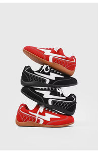 Chaussures de sport rétro pour hommes, lacets, basses, en maille, blanches, surdimensionnées, respirantes, antidérapantes, imperméables, légères, décontractées, sportives - Product Image 3