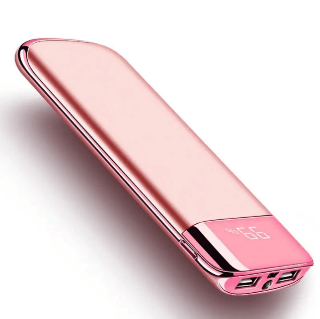 Hot Sale Portable Digital Display 10000mah 20000mah Power Banks Waterproof Mobile Charger with Micro USB Input 10W Output Power
