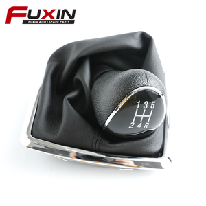 Car Styling <strong>Gear</strong> <strong>Stick</strong> Connect Accessoires 5 Speed Manual <strong>Gear</strong> Shifter Knob With Leather Boot for Ford Focus Mk2 2005-2011 C-max - Product Image 3