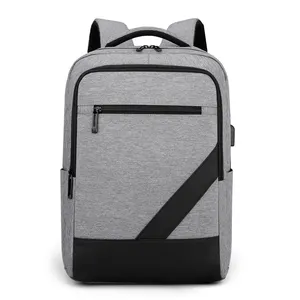 Wholesale casual backpack outdoor travel backpack built USB port waterproof laptop backpack