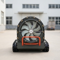Penyemprot Pestisida Pertanian Remote Control 500L 350L Robot Pestisida Otomatis Beroda Penggerak Udara