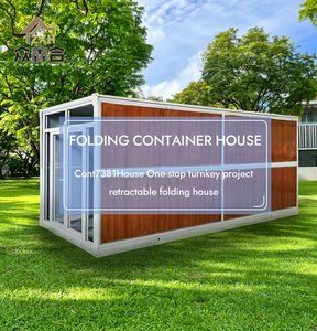 快速安装折叠预制集装箱房屋折叠集装箱预制小家庭现场办公寿命30年 - Product Image 2