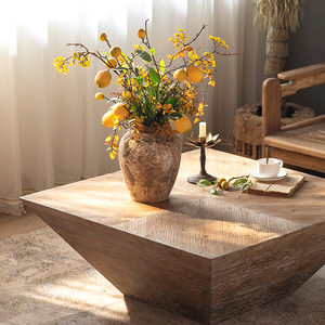 Huis Eetzaal Meubels Massief Houten Retro Japans Design Diner Center Tafels Villa Eettafel - Product Image 4