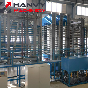 Hanvy Sperrholz maschinen Tonnen automatische Sperrholz folie Heiß presse zum Laminieren.