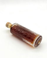 Bouteille en verre cristal vide de 750 ml de haute qualité, prix d'usine, design moderne, avec bouchon en liège pour spiritueux, vin, whisky, vodka, tequila