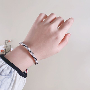 <span class=keywords><strong>Bracelet</strong></span> ajustable en corde tressée avec nœud de maïs, macramé, cordon porte-bonheur, style bouddhiste tibétain, pour femme, <span class=keywords><strong>bracelet</strong></span> de fiançailles - Product Image 6