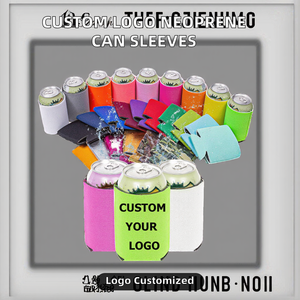 Sıcak satış özel Logo 3mm güdük tutucu moda Soda bira Coolie soğutucu süblimasyon toptan hediye için neopren Drinkware - Product Image 4