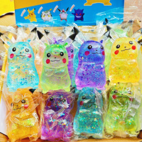 Jouet promotionnel créatif transfrontalier en TPR, anti-stress, Pikachu Squishy, mignon et original, pour la décompression