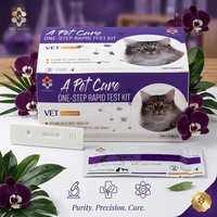 Prueba rápida de FIV, FELV, FCOV, FCV, GIA, FPV para felinos; Pruebas rápidas para Giardia en perros; Pruebas felinas para FIP, TOXO, FHV